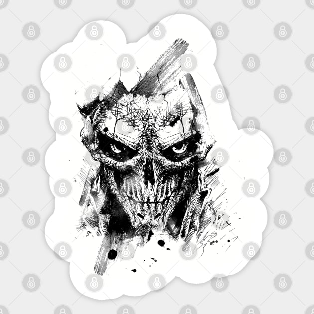 Fantastic Devil skull Sticker by OM Des